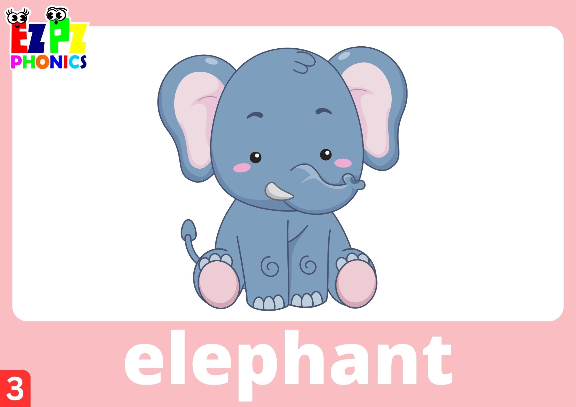 Letter Ee Words Phonics Flashcards with Images and Words Free Printable PDF or View Online For Homeschool Parents and Teachers to Teach Kindergarten and Preschool Children Group 3